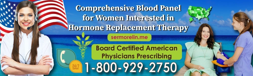 comprehensive blood panel for women interested in hormone replacement therapy