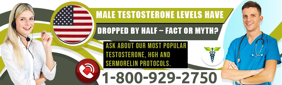 male testosterone levels have dropped by half fact or myth header