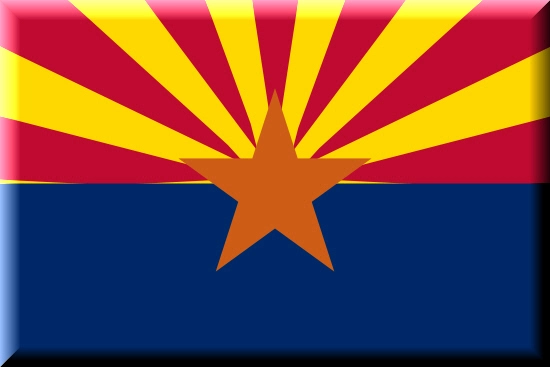 Arizona state flag, medical clinics