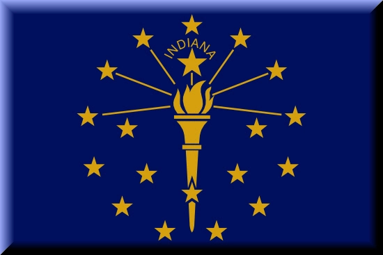 Indiana state flag, medical clinics