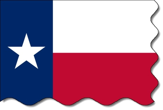 Texas state flag, medical clinics