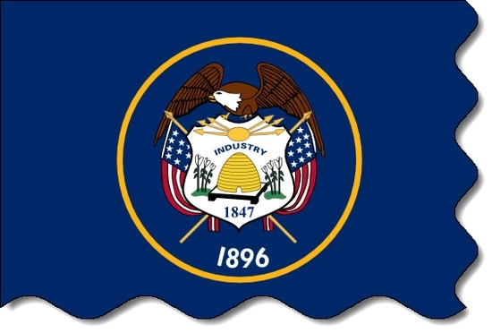 Utah state flag, medical clinics