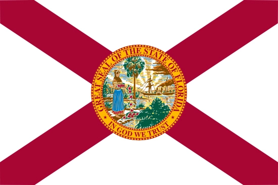 Florida state flag, medical clinics