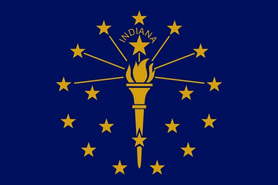 Indiana state flag, medical clinics