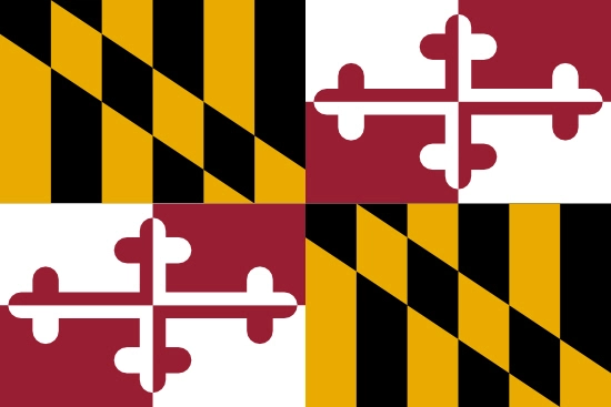 Maryland state flag, medical clinics