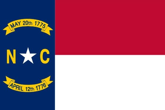 North Carolina state flag, medical clinics