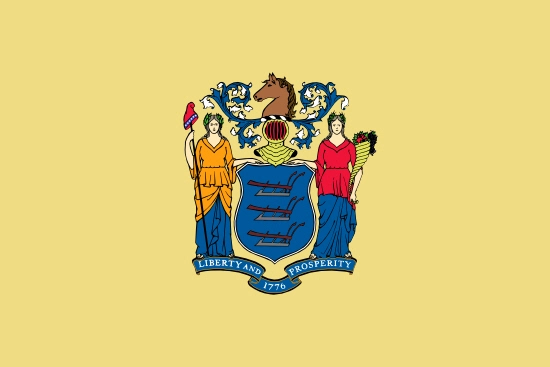 New Jersey state flag, medical clinics