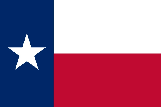 Texas state flag, medical clinics