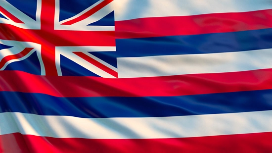 Hawaii state flag, medical clinics