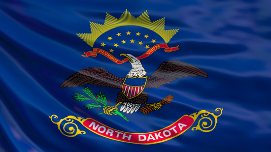 North Dakota state flag, blood testing facilities North Dakota state flag, medical clinics