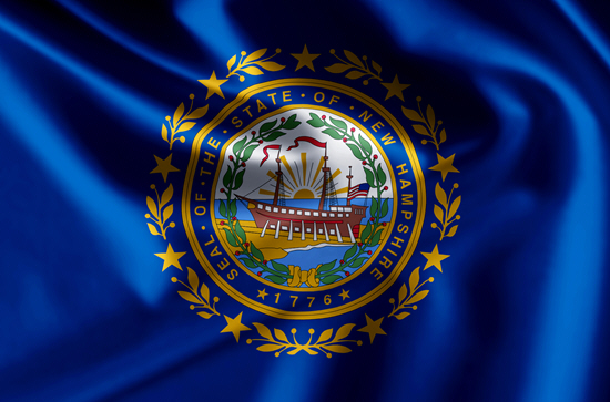 New Hampshire state flag, blood testing facilities New Hampshire state flag, medical clinics