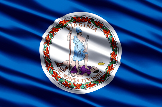 Virginia state flag, blood testing facilities Virginia state flag, medical clinics