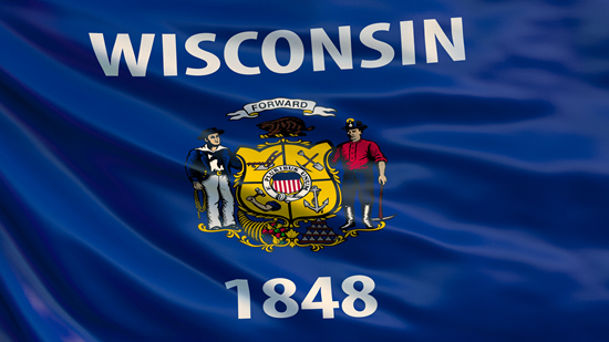 Wisconsin state flag, blood testing facilities Wisconsin state flag, medical clinics