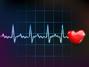 cardiogram with red heart shape_zy5VJYod_L 300x225