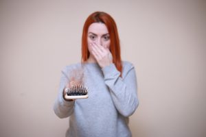 chronic stress causes hair loss 300x200